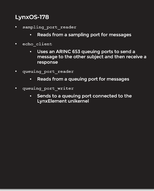 lynxos-178 and buildroot